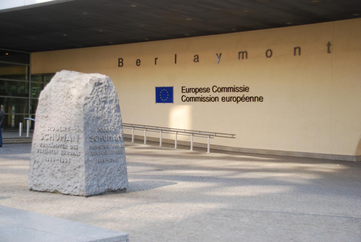Berlaymont building in Brussels, headquarters of the European Commission