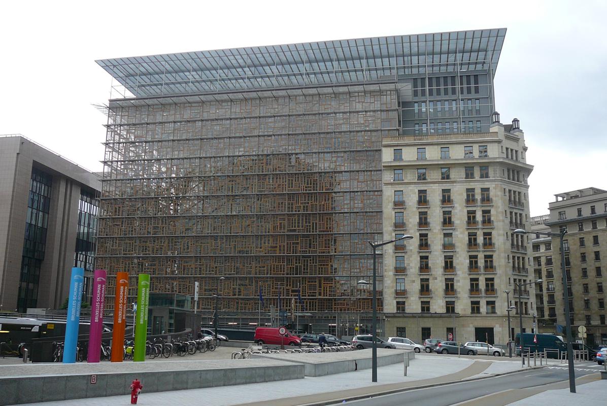 Europa building, seat of the European Council and Council of the EU