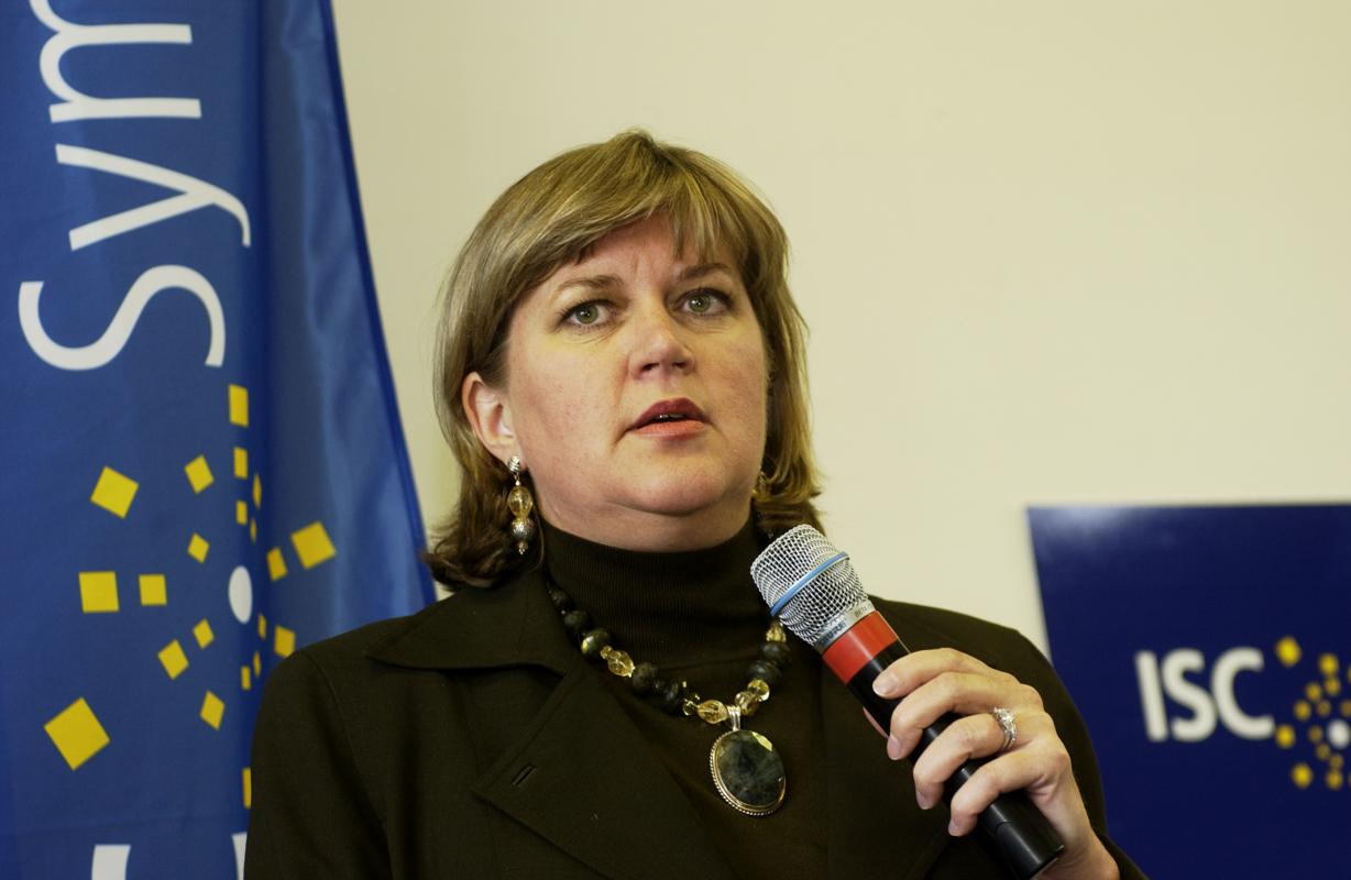 Sherron Watkins na 34. Sympozjum ISC w St. Gallen, maj 2004 r.