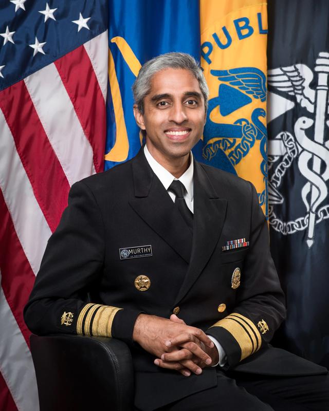 Vivek Murthy, US Surgeon General, official portrait