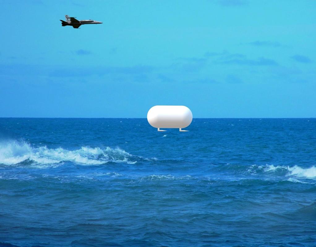 Illustration of the 2004 USS Nimitz Tic Tac UAP encounter approached by an F/A-18 Super Hornet